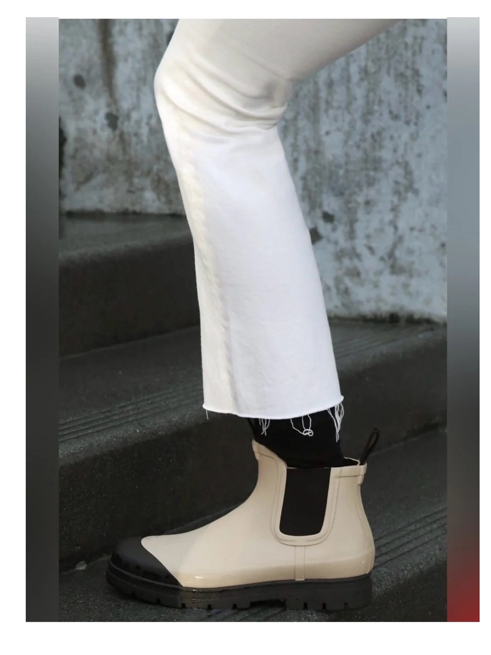 Everlane Chunky Rain Boot. Size 7